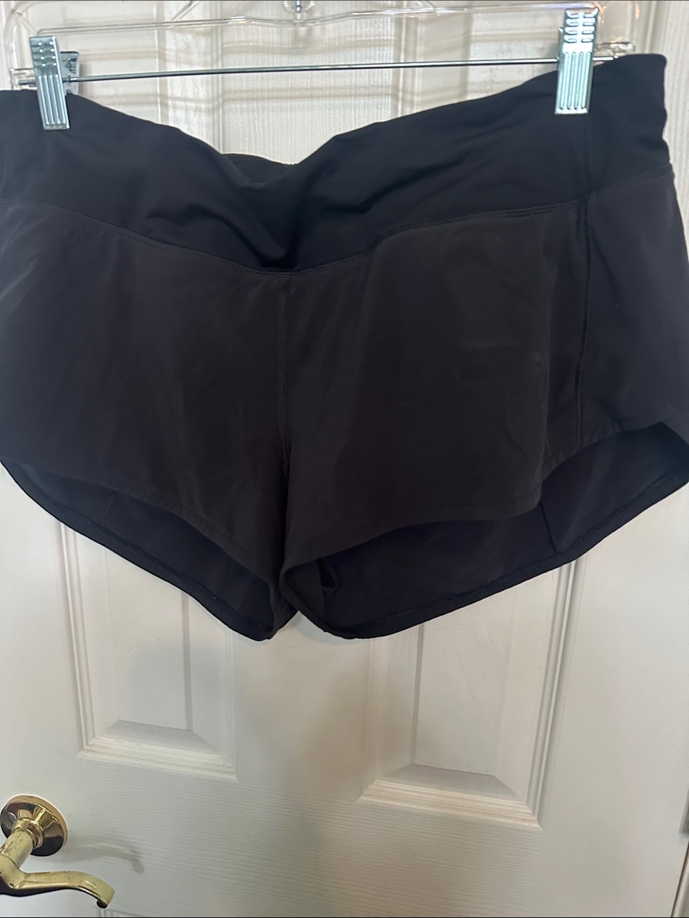lululemon athletica Black Athletic Running Shorts